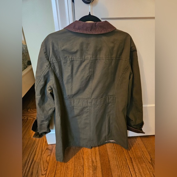 LL BEAN Adirondack Barn Coat, Flannel-Lined in Loden NEW - Picture 4 of 4